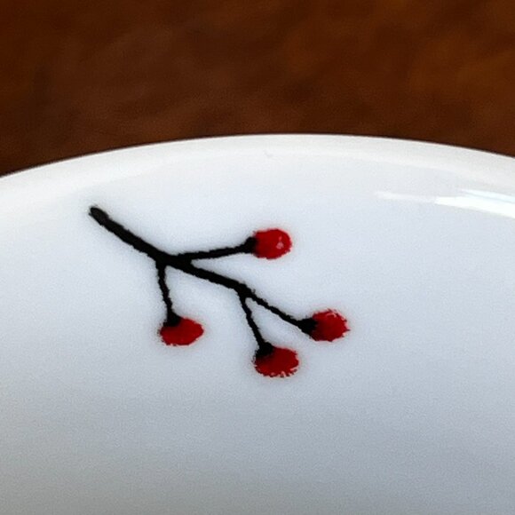 Now Designs "Noble Deer" Porcelain Mug Holiday Christmas Illustration Berry 12oz - Picture 6 of 9